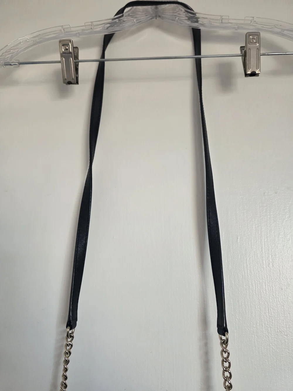 Kate Spade Black and Cream Chain-Strap Crossbody